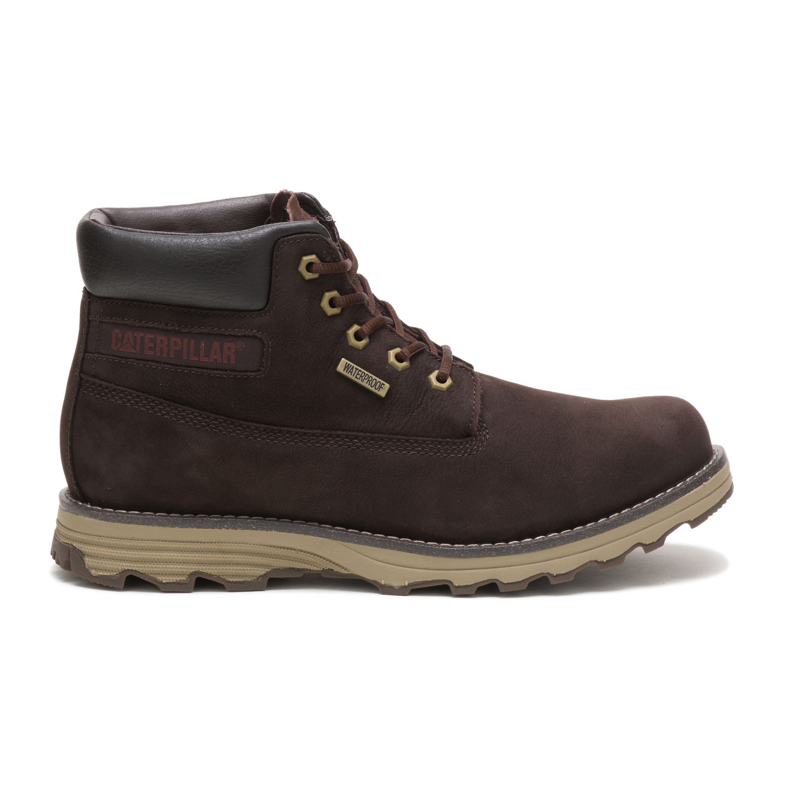 Caterpillar Founder Waterproof Thinsulate™ - Mens Waterproof Boots - Coffee - NZ (174SKVRHN)